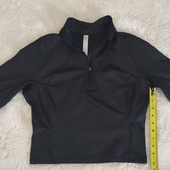 CRZ YOGA FAUX LEATHER Black Women's Long Sleeve Top - Picture 15 of 17